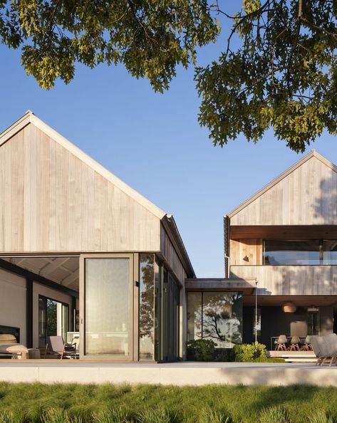 Double Gable House, Double Gable Roof, Gable House, House With Balcony, Robert Young, East Lake, Salt Box, Gable Roof, Modern Farmhouse Exterior