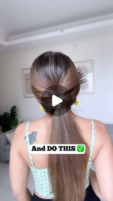 Shalini Samuel on Instagram: "Everyday Ponytail Hack 😻💚 . . . . #everydayhairstyle #pony #ponytail #ponytails #sleekponytail #ponytailstyle #hairhack #hairhack #hair #hairstyle #hairtutorial #easyhairstyles #quickhairstyles" Pony Tailed Hairstyle, Ponytail Pigtails, Everyday Ponytail, Ponytail Hack, Daily Hairstyles, Sleek Ponytail, Ponytail Styles, Quick Hairstyles, Everyday Hairstyles