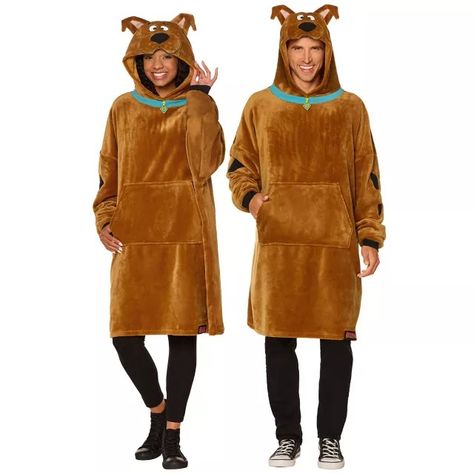 Adult Scooby-Doo Snugarumi Hooded Shirt Costume - Spirithalloween.com Scrappy Doo Costume, Steampunk Mens Costume, Steampunk Womens Costume, Disney Baby Costumes, Scooby Doo Costumes, Safari Costume, The Mystery Machine, Werewolf Costume, Royal Costume