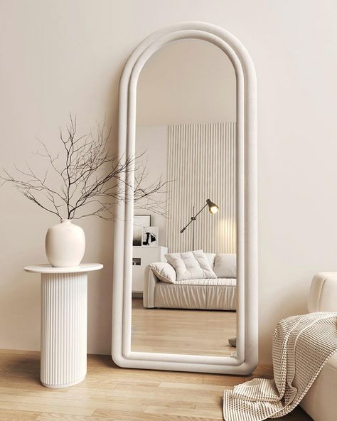 Large Standing Mirror, Arched Full Length Mirror, Arched Floor Mirror, Floor Length Mirror, Freestanding Mirrors, Full Length Mirror Wall, غرفة ملابس, Inspire Me Home Decor, Length Mirror