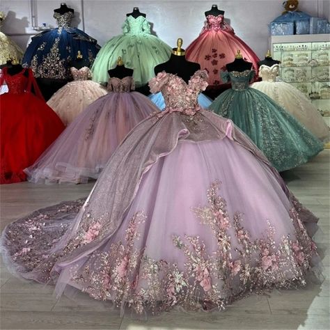 Luxurious Sweetheart Quinceanera Dress Ball Gown 2024 Elegant Appliques 3D Flower Dress Classic Moda2000 Quince Dresses, Sweet 16 Ball Gown, Sweet 16 Ball, Vestido Charro, Quinceañera Dresses, Quinceñera Dresses, Quinceanera Dresses Blue, Pretty Quinceanera Dresses, Quinceanera Themes