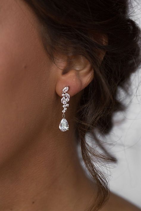 This Wedding Earrings item by EmmaRoseTreasures has 25 favorites from Etsy shoppers. Ships from United Kingdom. Listed on 22 Oct, 2023 Diamond Earrings Pendant, Bridal Earrings Hair Down, Silver Jewelry Prom, Wedding Earrings Bride, Silver Prom Jewelry, Teardrop Bridal Earrings, Long Bridal Earrings, Earrings Bride, Silver Bridal Earrings