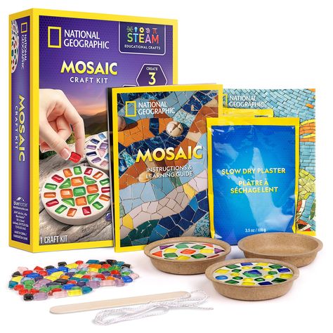 Mosaic Templates, Tile Mosaic Art, Pottery Kit, Mosaic Kits, Mosaic Kit, Mosaic Art Projects, Art & Craft Kit, Kids Gift Guide, Craft Kits For Kids