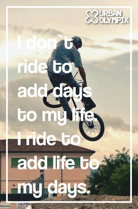 https://www.facebook.com/UrbanOlympiX  #UOX #BMX Motocross Quotes, Black Bmx, Bicycle Quotes, Racing Quotes, Bike Quotes, Bmx Racing, Bmx Bikes, Typography Poster, Bmx