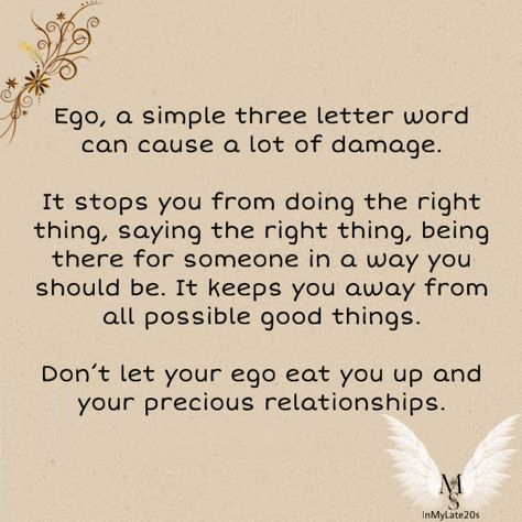 High Ego Quotes, Ego In Relationship Quotes, Pride Quotes Relationships, Ego In Relationship, Ego Quotes Relationships, Ego Relationship, Stubborn Quotes, Relationship Standards, Learning Psychology