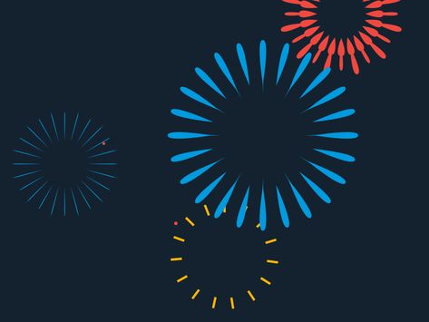 Fireworks by Zach Youngblood on Dribbble Fireworks Motion Graphics, Fire Motion Graphic, New Year Animation, Explosion Animation, Cinematic Logo, Matching Pfp Gif, Fireworks Animation, Celebration Video, Fireworks Gif