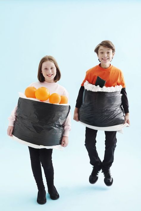 Sushi Halloween, Homemade Costumes For Kids, Sushi For Kids, Halloween Costumes Men, Sushi Costume, Food Halloween Costumes, Best Diy Halloween Costumes, Pirate Costume Diy, Quick Halloween Costumes