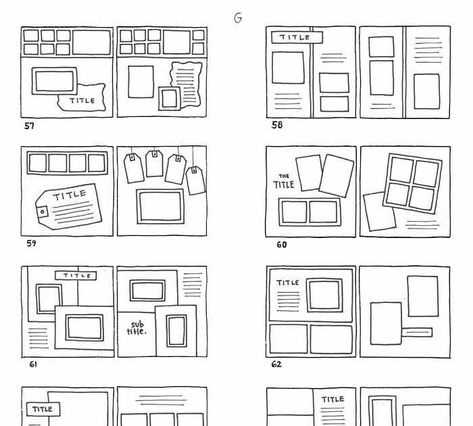 Have a bit of scrapper’s block? Sometimes a simple scrapbook sketch can help to spark inspiration! A scrapbook page sketch is like a pattern that you can use as-is or adapt to suit your &#822… Sketch Free, Diy Photo Book, Desain Editorial, Simple Scrapbook, Scrapbook Layout Sketches, Scrapbook Book, Scrapbook Templates, Scrapbook Printables, Scrapbook Sketches