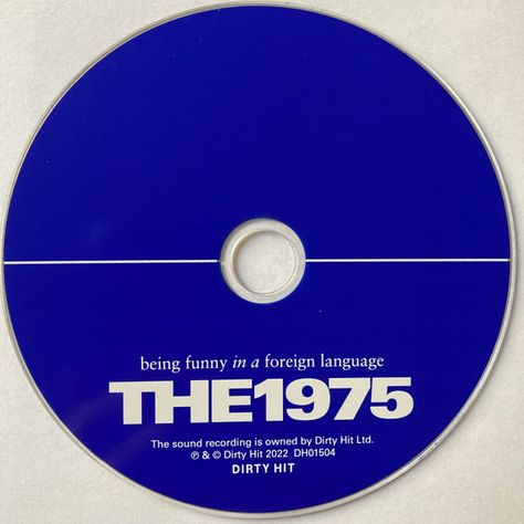 1975 Homescreen, Funny In A Foreign Language, The 1975 Album, 1975 Vinyl, Interesting Packaging, Font Logotype, Vinyl Artwork, Circle Collage, Cd Design