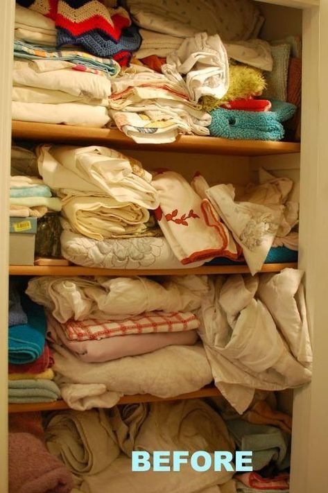 Clean Out Your Closet, Closet Redo, Linen Closet Organization, New Closet, Home Organisation, Declutter Your Home, Diy Dollhouse Furniture, Diy Garage, Store Organization