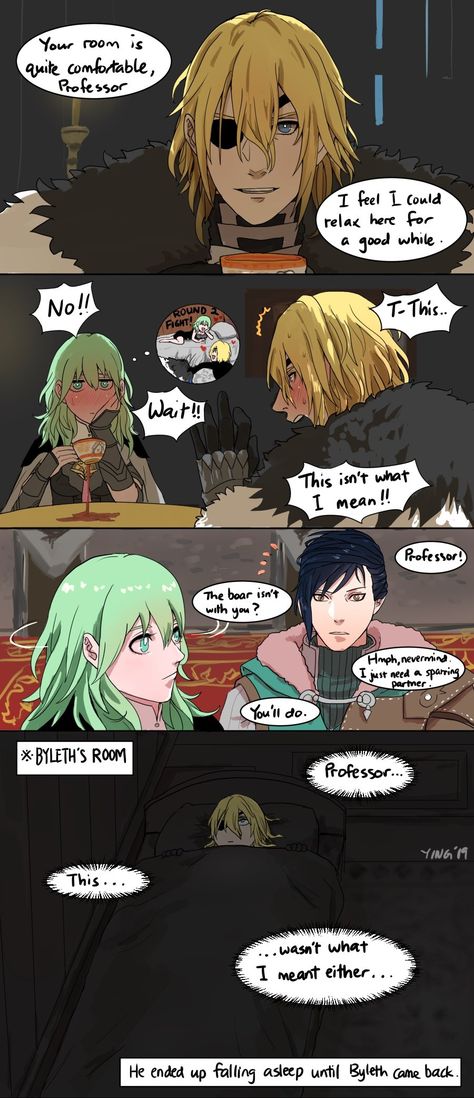 Dimitri wanted to stay in Byleth's room Fire Emblem Dimitri X Byleth, Felix X Byleth, Byleth X Dimitri, Dimitri And Byleth, Dimitri Byleth, Dimitri X Byleth, Dimitri Fire Emblem, Fire Emblem Warriors, Fire Emblem Games