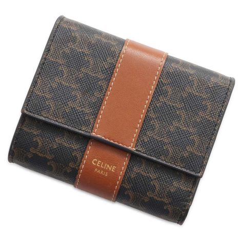 Used Celine Tri-Fold Wallet Small 10d572bz9.04lu Celine Women's Wallet (Sku: Gzl13in0) === General === Brand : Celine === Design === Type : Wallet (Tri-Fold) Gender : Women Material : Coated Canvas === Size === Size (Hxwxd) : 8.5cm X 10.5cm / 3.34'' X 4.13'' === Included Items === Accessories : Dust Bag Accessories Notice : Before Purchasing, Please Refer To The Images Of The Accessories Included With The Item. === Condition === Condition : Used (Very Good) Ranking : Rank A Used - A Few Traces O Pvc Coat, Trifold Wallet, Tri Fold, Wallets For Women, Canvas Size, Gold Hardware, Luxury Branding, Women's Accessories, Bags Designer