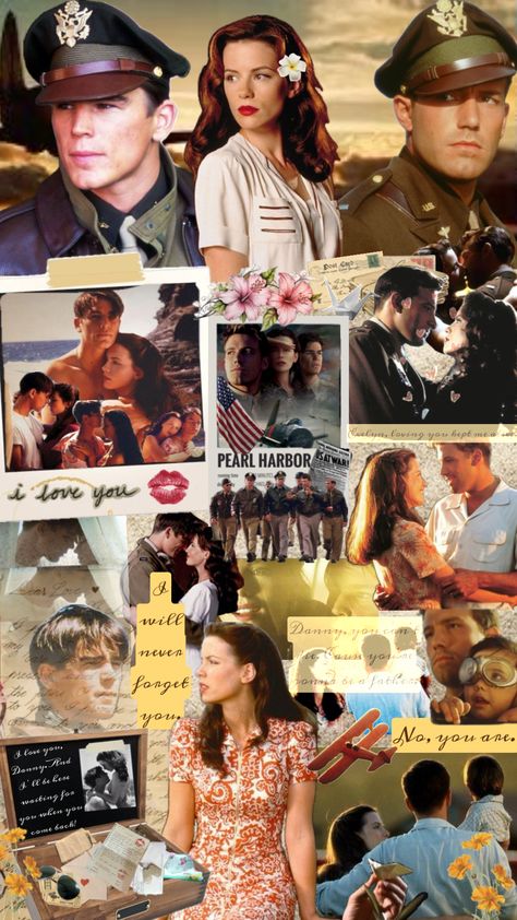 Danny: Have you ever seen Pearl Harbor at sunset? Evelyn: Of course. Danny: Well…from the air? #pearlharbor #pearlharbormovie #movies #benaffleck #joshhartnett #katebeckinsale #aesthetic Pearl Harbour Movie, Rafe Mccawley, Josh Hartnett Pearl Harbor, Pearl Harbor Movie, I Love You Dear, Josh Hartnett, Chick Flicks, Movie Wallpapers, Pearl Harbor