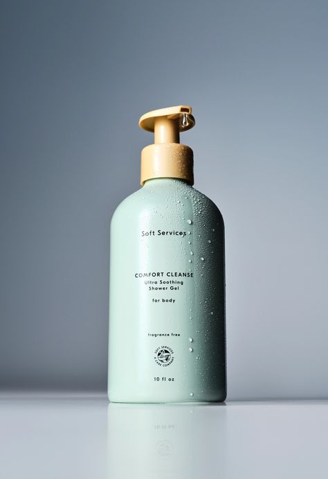 Comfort Cleanse | Ultra Soothing Shower Gel - Soft Services | Soft Services | the body skin experts ™ Bodywash Photoshoot, Gel Photoshoot, Shower Gel Packaging, Soft Services, Product Staging, Body Wash Packaging, Body Shower Gel, Skincare Wishlist, Photoshoot Moodboard