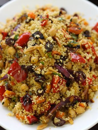 Scrumpdillyicious: Moroccan Couscous with Roast Vegetables Moroccan Couscous Salad, Vegetable Couscous, Moroccan Couscous, Roast Vegetables, Moroccan Recipes, Moroccan Dishes, Couscous Recipes, Couscous Salad, Cous Cous