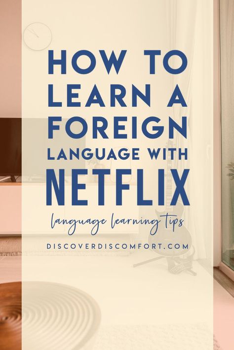 It’s fun watching a movie or TV series in a foreign language to help you study. There are a few fun ways to make the most of Netflix! We’re sharing three things that we do (on top of just watching foreign TV shows/movies and using subtitles) | learn language with netflix | how to learn a language | learning a language | language activity | language learning tips | language learning | foreign language | language skill | learning languages tips | foreign language learning | #discoverdiscomfort Skill Learning, Language Journal, Learn Language, Learning Languages Tips, Speak French, Dictionary Words, Design For Beginners, Learn Languages, Learn A Language