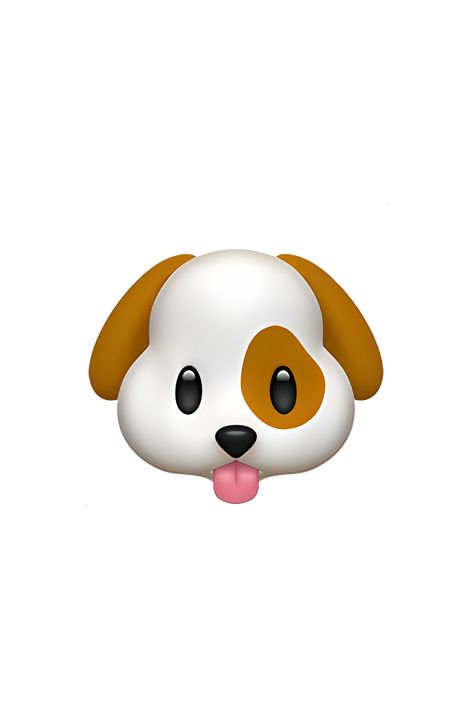 The 🐶 Dog Face emoji depicts the face of a cute and friendly dog. It has a round head with floppy ears, a black nose, and a big smile with a pink tongue sticking out. The fur color of the dog varies depending on the platform, but it is usually light brown or beige. The eyes are round and black, giving the dog a playful and endearing expression. Overall, the 🐶 Dog Face emoji is a delightful representation of man's best friend. Dog Face Drawing, Emoji Tattoo, In The Dog House, Dog Emoji, Ios Emoji, Pink Tongue, Icon Emoji, Whatsapp Wallpaper Cute, Desain Buklet