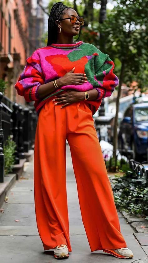 Bold Fashion Outfits, Pantalon Orange, 80s Fashion Men, House Kitchen, Dog Feeding, Furniture Kitchen, Pinterest Fashion, Fashion Mistakes, Style Mistakes