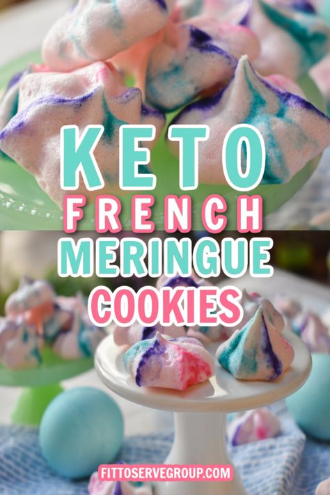 Low Carb Meringue, Keto Meringue, French Meringue, Wedding Buffet Food, Ketogenic Desserts, Sugar Free Recipes Desserts, Pavlova Recipe, Sugar Free Cookies, No Carb Recipes