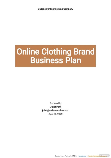 Online Clothing Brand Business Plan Template Clothing Brand Business Plan, Clothing Brand Business, Business Plan Format, Fashion Business Plan, Making A Business Plan, Business Plan Example, Online Business Plan, Business Plan Template Free, Creating Goals