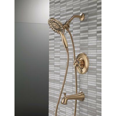 Shower Together, Adjustable Shower Head, Dual Shower Heads, Tub Cleaner, Shower Niche, Shower Faucet Sets, Tub Spout, Delta Faucets, Champagne Bronze