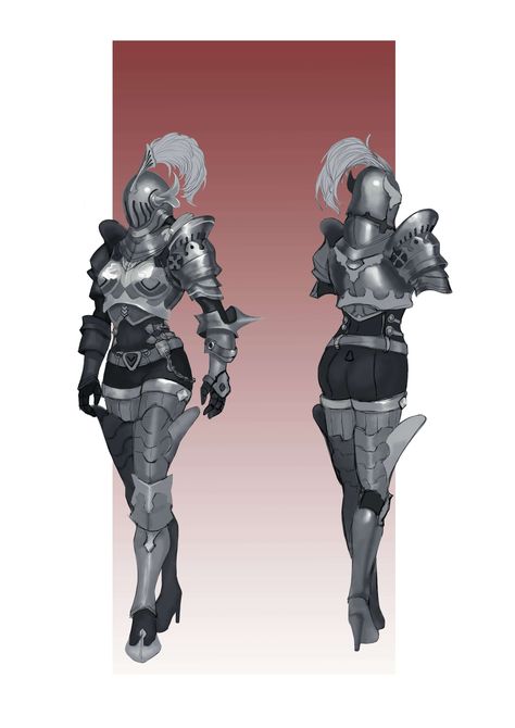 Women In Armor, Armor Drawing, Female Armor, Female Knight, Knight Art, Knight Armor, Medieval Armor, Fantasy Armor, Armor Concept