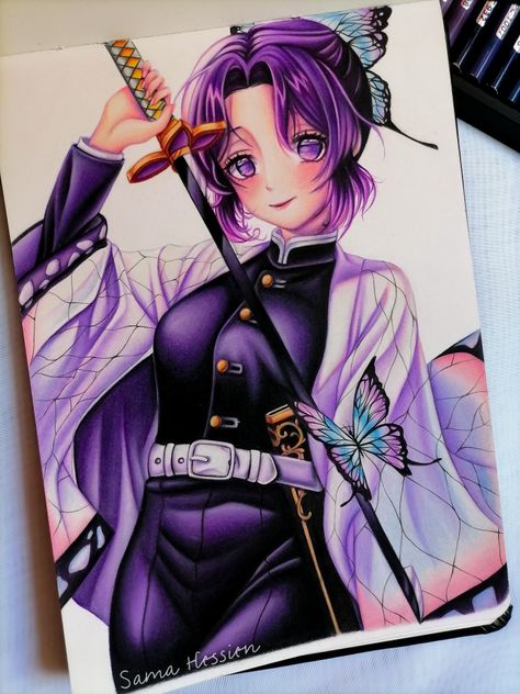 Anime Sketch Color Pencil, Color Pencil Art Drawings Anime, Colored Anime Drawings, Anime Color Pencil Art Drawings, Color Pencil Anime, Anime Drawing With Color, Anime Sketch Colored, Colored Pencil Anime, Anime Drawing Coloured