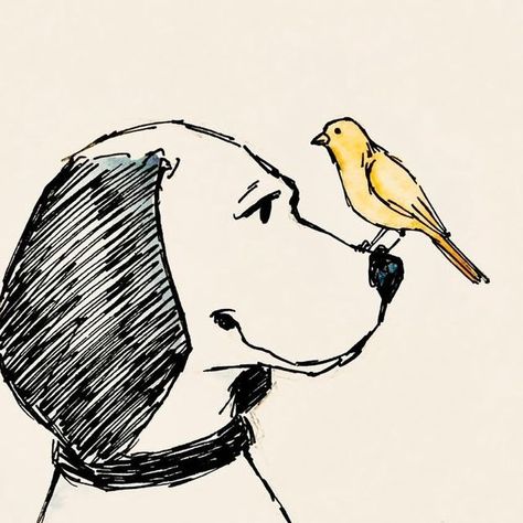 Lauren’s other side on Instagram: "Snoopy and Woodstock (real)  . . . . . #snoopy #woodstock #charliebrown #peanuts #peanutsgang #snoopyandwoodstock #snoopyandfriends #peanutscomics #animaldrawings #animalsketch #dogartwork #birdartwork" Snoopy Hugging Woodstock, How To Draw Woodstock, Snoopy And Woodstock Drawing, Snoopy Flying Ace, Snoopy Drawing, Peanuts Wallpaper, Woodstock Snoopy, Woodstock Peanuts, Black And White Face