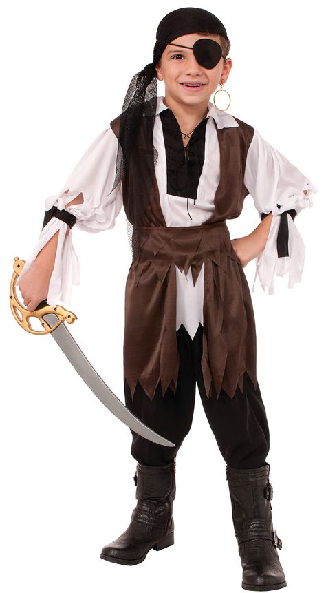 Boys Pirate Costume, Pirate Fancy Dress, Pirate Costume Kids, Pirate Girl Costume, Girl Pirates, Pirate Boy, Pirate Outfit, Pirate Halloween, Book Week Costume