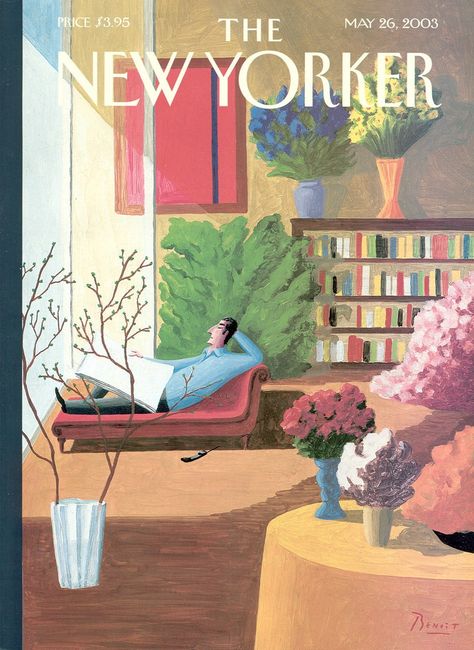 May 26, 2003 Winter January, Roger Duvoisin, The New Yorker Magazine, New Yorker Magazine, New Yorker Covers, Magazine Illustration, Cover Artwork, Vintage Poster Art, August 1