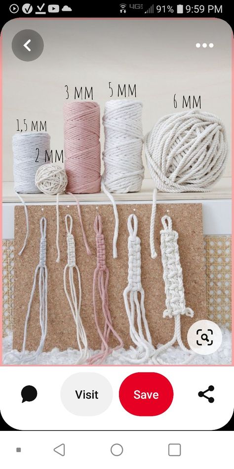 Simpul Makrame, Pola Macrame, Buat Pita, Macrame Knots Tutorial, Macrame Knots Pattern, Macrame Wall Hanging Diy, Diy Yarn Crafts, Macrame Wall Hanging Patterns, Rope Crafts Diy