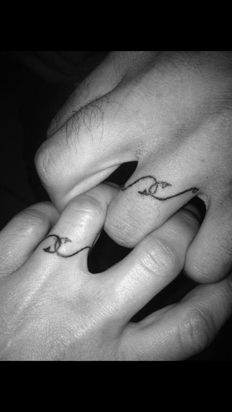 Country Couple Tattoos, Married Rings, Fishing Hook Tattoo, Classy Tattoos For Women, Hook Tattoos, Couple Tattoos Love, Ring Tattoo Designs, Wedding Band Tattoo, Country Couple