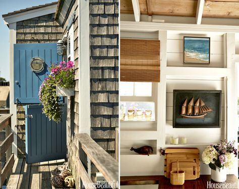 Nantucket Cottage Interiors, Boathouse Interior, Nantucket Interior, Coastal Cottage Kitchen, Nautical Cottage, Brown Room, Nantucket Cottage, Fishermans Cottage, House Boats