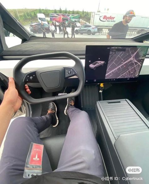 Tesla Interior, Electric Pickup Truck, Electric Pickup, Tesla Cybertruck, Jump Seats, New Tesla, Electric Truck, Tesla Car, Truck Interior