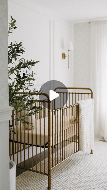 KAY + CO. on Instagram: "as promised, the nursery series ✨ 

Welcome to part one of our nursery project series where I take you behind the planning and preparation for our box moulding feature wall behind the crib. This was my first vision for the space - regardless of the gender, I knew I wanted wainscottinng behind the crib with sconces on either side. 

Since this was our first time doing any sort of box moulding, I was intimidated by the measurements and ensuring everything was correct. Let me know in the comments if you would like me to take you through the planning and measuring of the box moulding more specifically! 📐 

In the next part I’ll take you along the installation process and how we created half-wall wainscoting around the rest of the room. I’ll also share some tips and tr Nanit Wall Mount Nursery, Half Wall Wainscoting Nursery, Wainscoting Half Wall, Nursery Wainscoting, Name Above Crib, Wall Wainscoting, Box Moulding, Wainscoting Nursery, Bunk Rooms