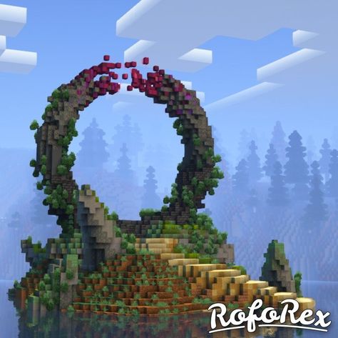 (3) RofoRex (@rofo_official) / X Cool Minecraft Statues, Creative Minecraft Builds, Minecraft Ravine Base, Minecraft Spawn Hub, Terraforming Minecraft, Amazing Minecraft Builds, Minecraft Magical Builds, Minecraft Creative Builds, Cool Minecraft Builds