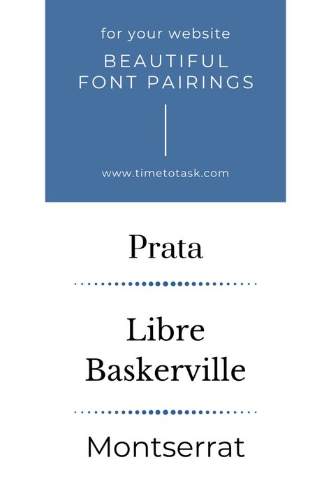 Libre Baskerville Font Pairing, Montserrat Font Pairing, Fonts Pairing, Libre Baskerville, Baskerville Font, Pairing Fonts, Personal Branding Inspiration, Montserrat Font, Paris Visit