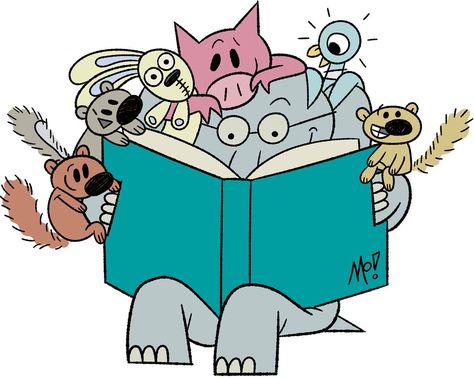 Mo Willems on the Lost Art of Being Silly | Edutopia Mo Willems Pigeon, Piggie And Elephant, Pigeon Drive The Bus, Knuffle Bunny, Creativity Drawing, Bunny Book, Library Posters, Library Book Displays, The Pigeon