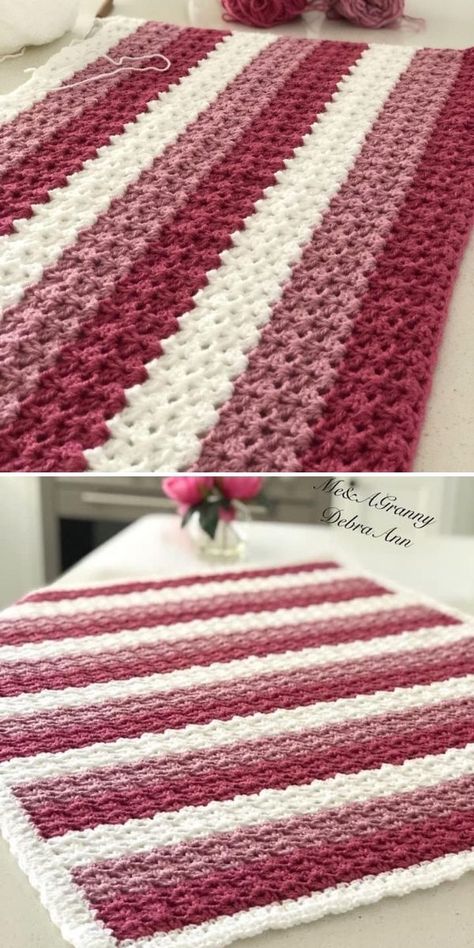 Queen Size Afghan Patterns, Crochet Afghan Blanket Patterns Free, 4 Colour Crochet Blanket Pattern, Tri Color Crochet Blanket, Iris Stitch Crochet Blanket, Throw Crochet Patterns Free, 3 Color Crochet Blanket Pattern, Free Crochet Patterns For Afghans Easy Beautiful, Ombre Crochet Patterns Free