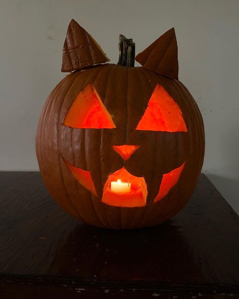 Otter Pumpkin Carving, Simple Cat Pumpkin Carving, Cat Butthole Pumpkin Carving, Cat Pumkins Ideas Carving, Cute Pumpkin Carving Ideas Simple Girly, Pumpkin Carving Spiderman, Face Pumpkin Carving Ideas, Cat Face Pumpkin Carving, Girl Pumpkin Carving