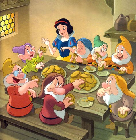 Snow White Characters, Snow White Art, Snow White Seven Dwarfs, Disney Illustration, Walter Elias Disney, Dumping Ground, 동화 삽화, Disney Princess Snow White, Snow White Disney