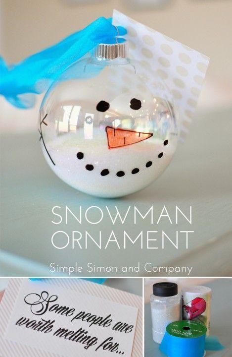 We had a family party this last weekend and we had such a fun time. Everyone brought delicious food and treats, games and we had a ball. I did a craft for the kiddos while the adults were finishing up dinner (do you remember as a kid how long it would take adults to eat […] Melted Snowman Ornament, Easy Craft For Kids, Diy Snowman Ornaments, School Christmas Party, Snowman Party, Melted Snowman, Homemade Ornaments, Diy Snowman, Holiday Crafts For Kids