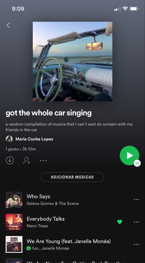 Must Have Playlist, No Skips Playlist Cover, Spotify Playlist Inspo Aesthetic, Best Spotify Playlists For Every Mood, Classic Music Playlist, Playlists To Make, Car Singing, Spotify Playlist Songs, Roadtrip Playlist