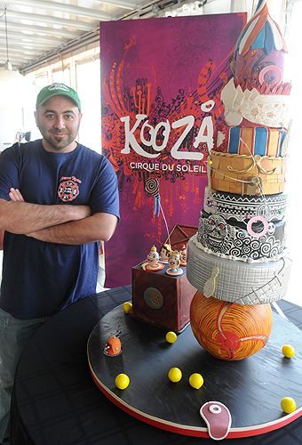 ace of cakes cirque du soliel cake | ... an episode of ace of cakes where the main cake featured was for kooza Charm City Cakes, Duff Goldman, Charm City, Fun Cakes, Awesome Cakes, Take The Cake, Chef Recipes, The Duff, Amazing Cakes