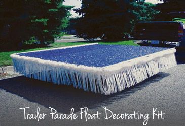 Three-Tier Platform Float Kit - Parade Float Supplies Now | Parade Float Supplies Now Parade Float Decorations, Cardboard Props, Parade Float Supplies, Christmas Parade Floats, Homecoming Floats, Floating Decorations, Homecoming Parade, Trailer Decor, Event Booth