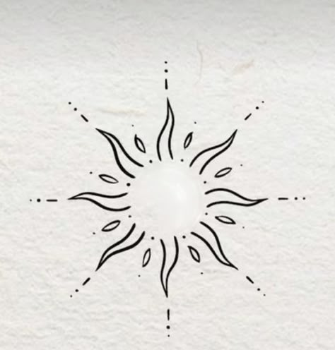 Pagan Sun Tattoo, Sun With Words Tattoo, Angry Sun Tattoo, Sun Neck Tattoo For Women, Sun Dainty Tattoo, Pretty Sun Drawing, Small Fine Line Sun Tattoo, Line Art Sun Tattoo, Golden Sun Tattoo