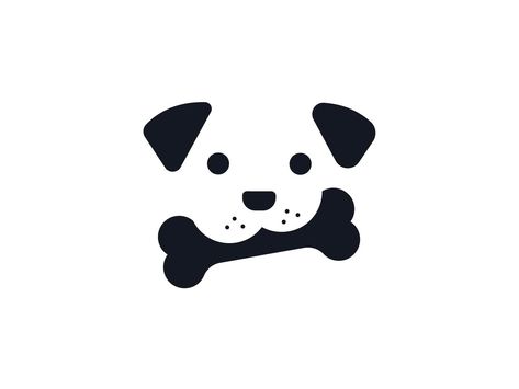 Cute Bone Puppies Dribbble Copy 2 Beagle Dog Puppies, Pet Branding, Dog Logo Design, Pet Logo, Logo Animal, Bully Sticks, 강아지 그림, Dog Branding, Pet Logo Design