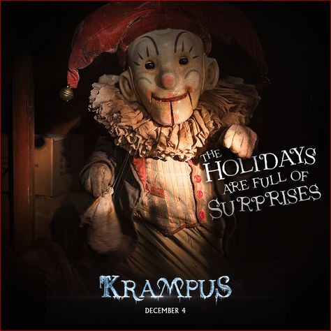 Krampus Jack-in-the-Box Krampus Movie, Scary Christmas, Christmas Horror, Horror Font, Villain Character, Creepy Christmas, Slasher Movies, Creepy Tattoos, Dark Christmas