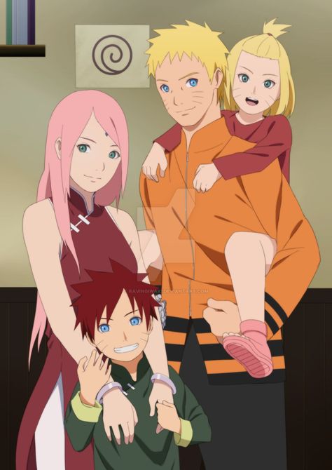 Honey Pictures, Uzumaki Family, Naruto Couples, Naruto Uzumaki Art, Naruto Shippuden Characters, Naruto Ship, Naruto Uzumaki Shippuden, Sarada Uchiha, Naruto Oc