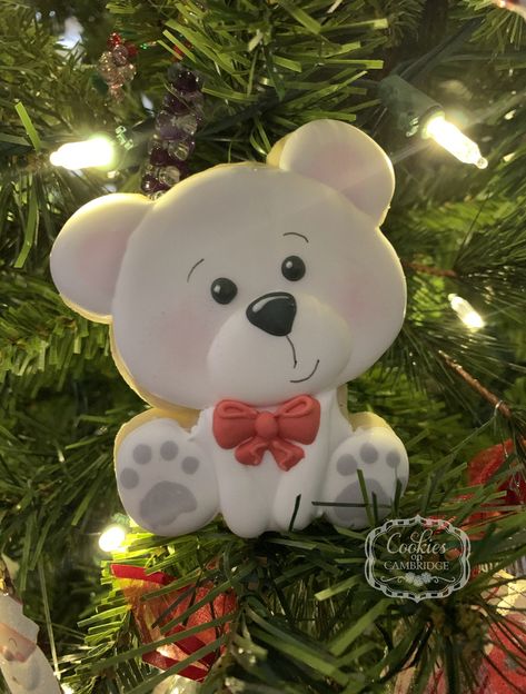 Iced Christmas Cookies, Rainbow Sugar Cookies, Gingerbread Cookies Decorated, Teddy Bear Cookies, Cookies Decoradas, Sugar Cookie Royal Icing, Sugar Cookie Icing, Winter Cookie, Bear Cookies